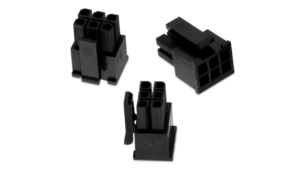 Corpo connettore automotive Wurth Elektronik Femmina, 6 vie, 2 file, passo 3mm