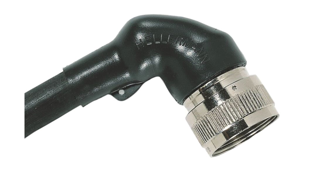 HellermannTyton Cable Boot Black, Fluid Resistant Elastomer Adhesive Lined, 30mm