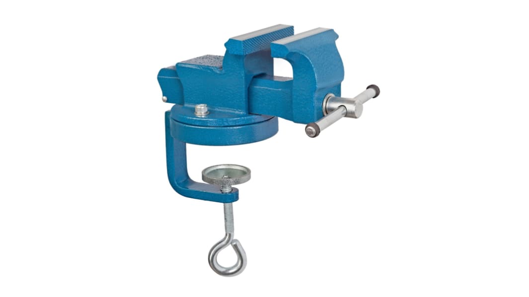 RS PRO Bench Vice x 37.5mm 75mm x 45mm, 1.8kg