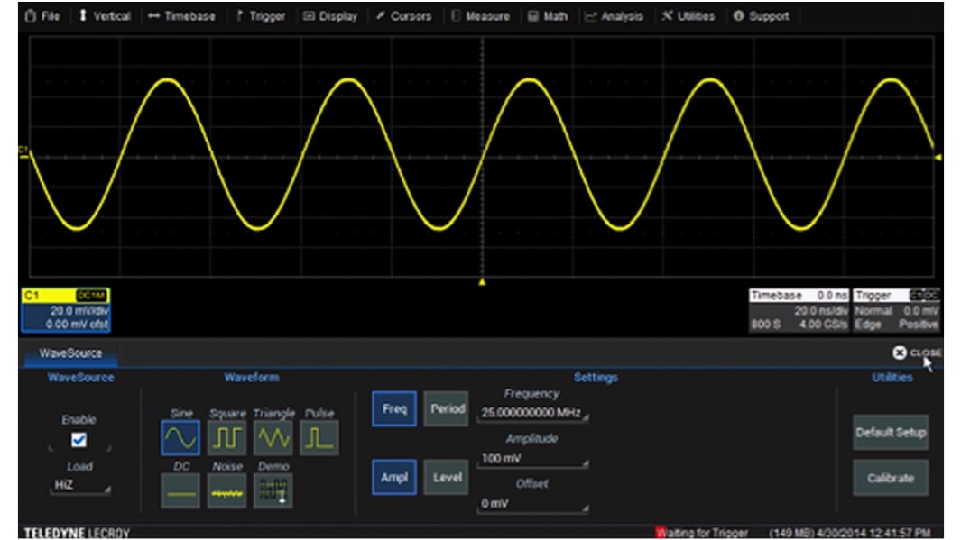 Teledyne LeCroy WS3K-FG para usar con Osciloscopio WaveSurfer 3000