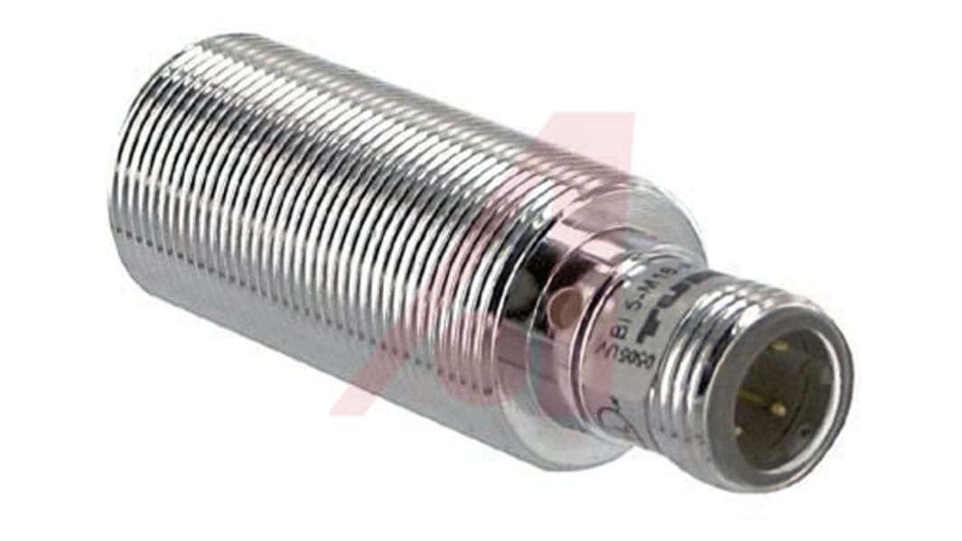 Turck Inductive Threaded Barrel Proximity Sensor, M18, 5 mm Detection, NPN NO, 10 → 30 V dc