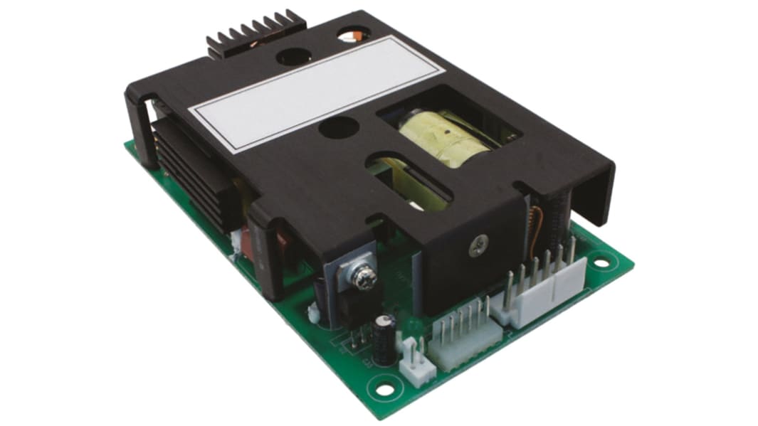 BEL POWER SOLUTIONS INC Switching Power Supply, MPB125-4350G, 3.3 V dc, 5 V dc, 5 A, 10 A, 15 A, 500 mA, 125W, Quad