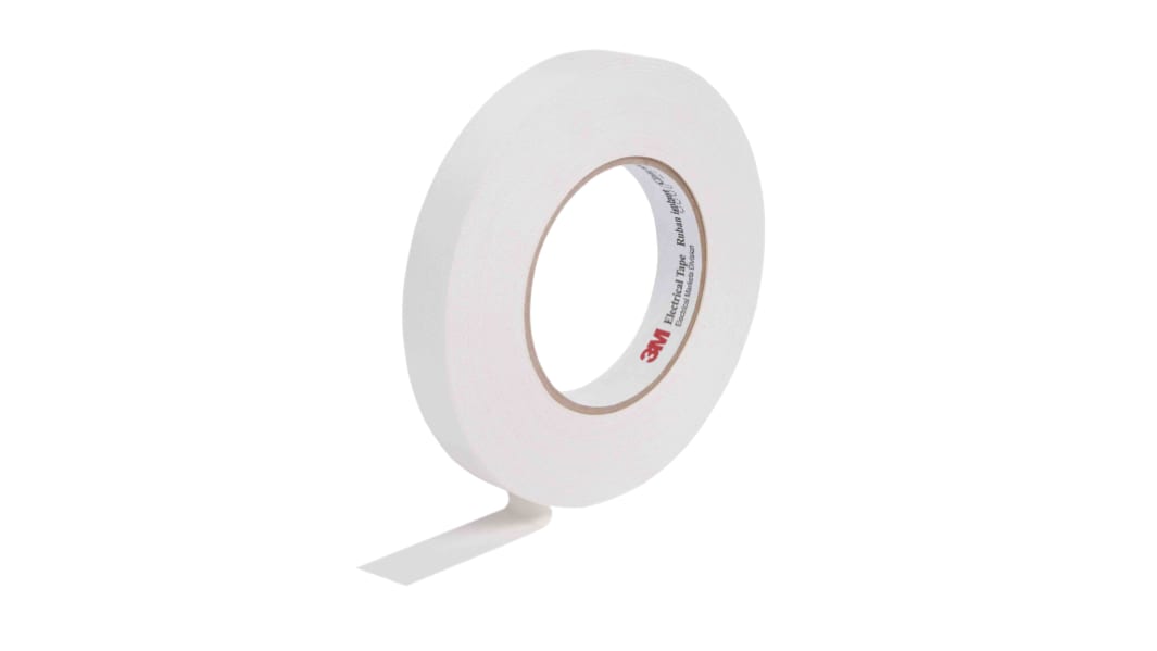3M Scotch 27 Isolierband Weiß, Stärke 0.17mm x 19mm x 20m, 0°C bis +130°C