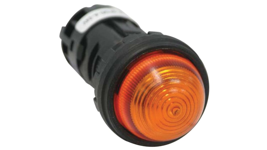 Indicatore da pannello Idec Arancione  a LED, A filo, foro da 24.1 x 22.3mm