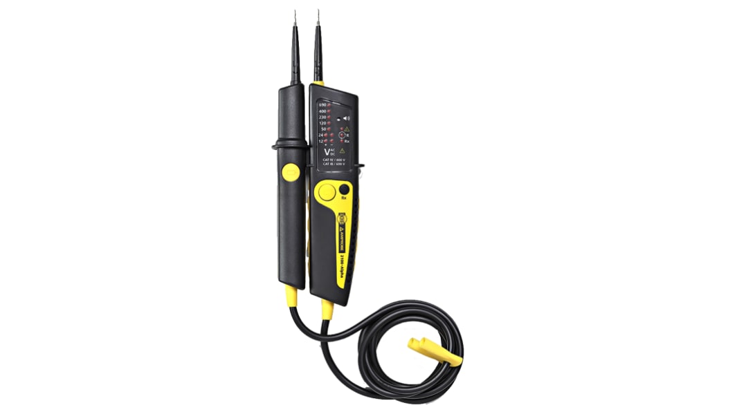Beha-Amprobe 2100-alpha LED Spannungsprüfer mit Durchgangsprüfung, CAT III 690V