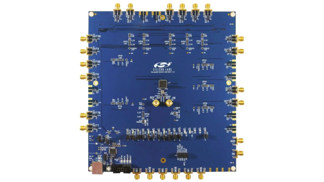 Scheda di valutazione Si5347 Silicon Labs