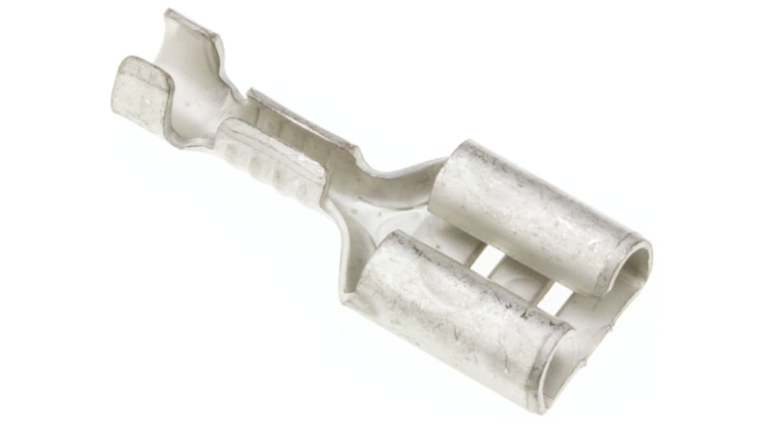 Terminal de lengüeta hembra JST LTO de crimpar, 6.3 x 0.8mm, 0.5mm² → 1mm², de Latón