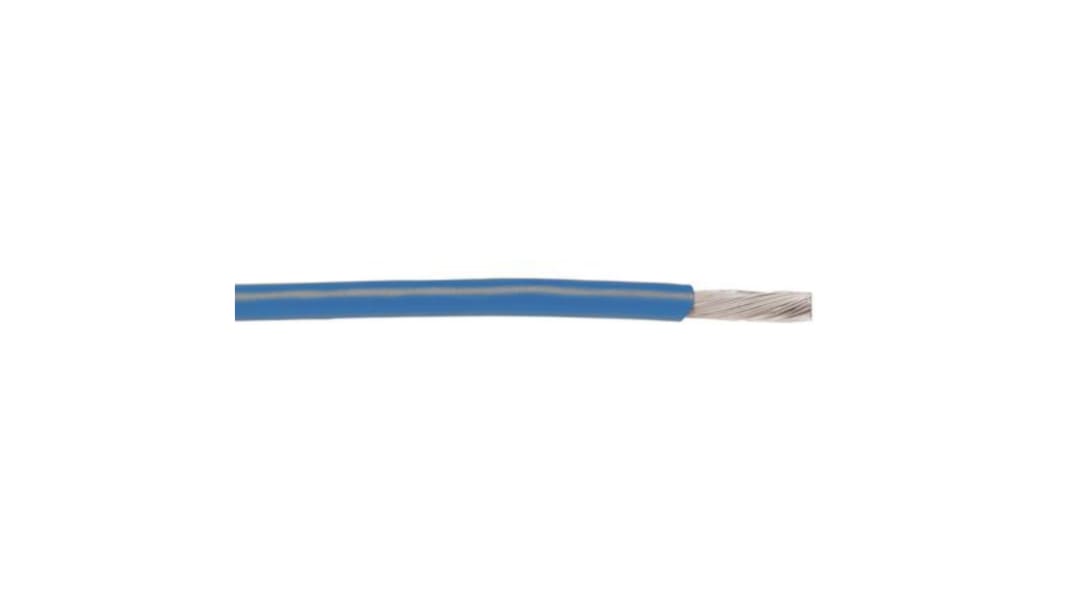 Alpha Wire Hook-up Wire PVC Series Blue 0.13 mm² Hook Up Wire, 26 AWG, 7/0.16 mm, 305m, PVC Insulation, 3049 BL001
