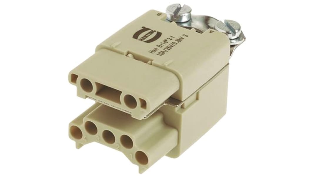 Embout de connecteur HARTING série HAN Brid, 2 contacts , 10A, Femelle