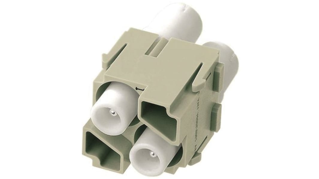 HARTING Han-Modular Heavy duty strømkonnektor modul, 2 polet, 16A, Han