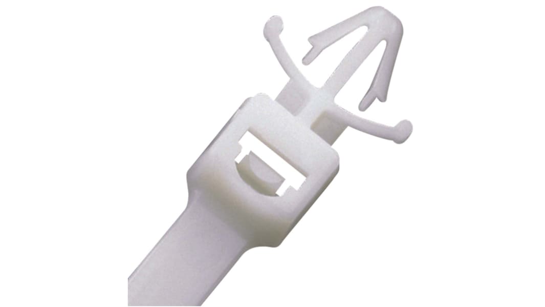 Panduit Cable Tie, 198mm x 4.8 mm, Natural Nylon, Pk-100