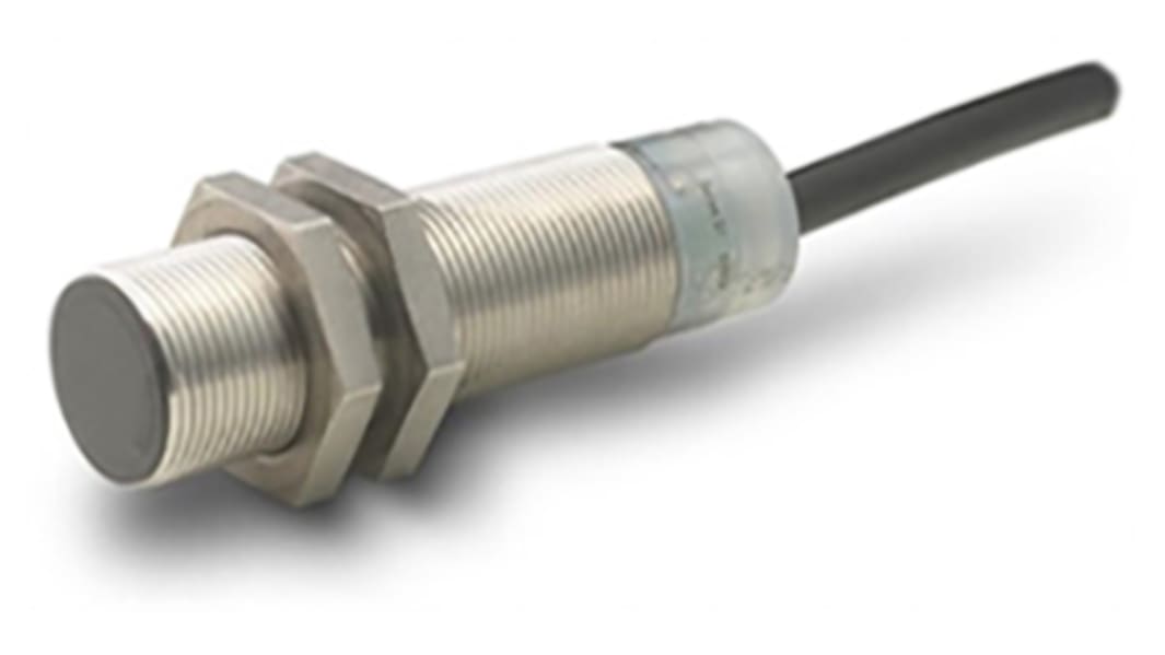 Eaton Inductive Threaded Barrel Proximity Sensor, M18, 5 mm Detection, 2-Wire NO, 20 → 250 V ac