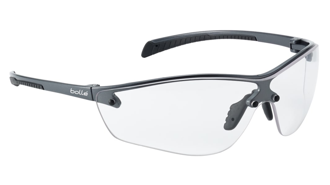 Bolle Safety SILIUM+ Anti-Mist UV Safety Glasses, Clear PC Lens, Vented