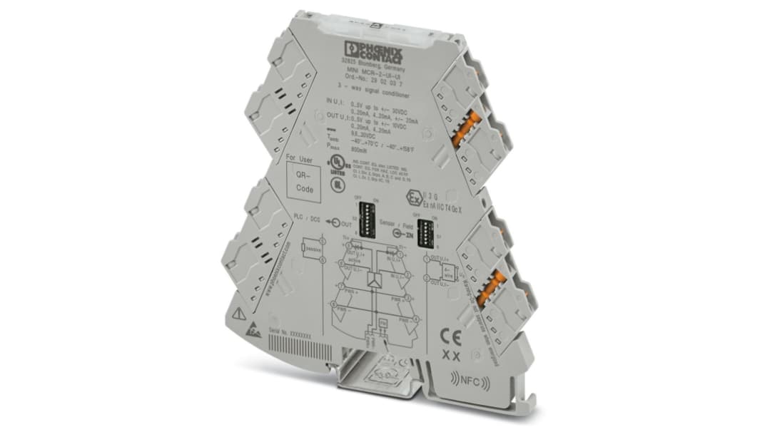 Phoenix Contact MINI MCR Series Signal Conditioner, Current, Voltage Input, Current, Voltage Output, 9.6 → 30V