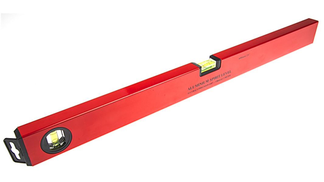 Niveau à bulle RS PRO Droit 600mm en Aluminium