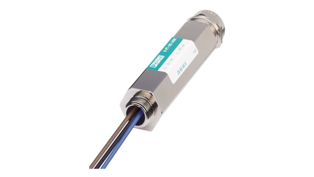 Phoenix Contact, S-PT-1X2-24DC-3/4 Surge Protection Device 28 V ac, 40 V dc Maximum Voltage Rating 20kA Maximum Surge