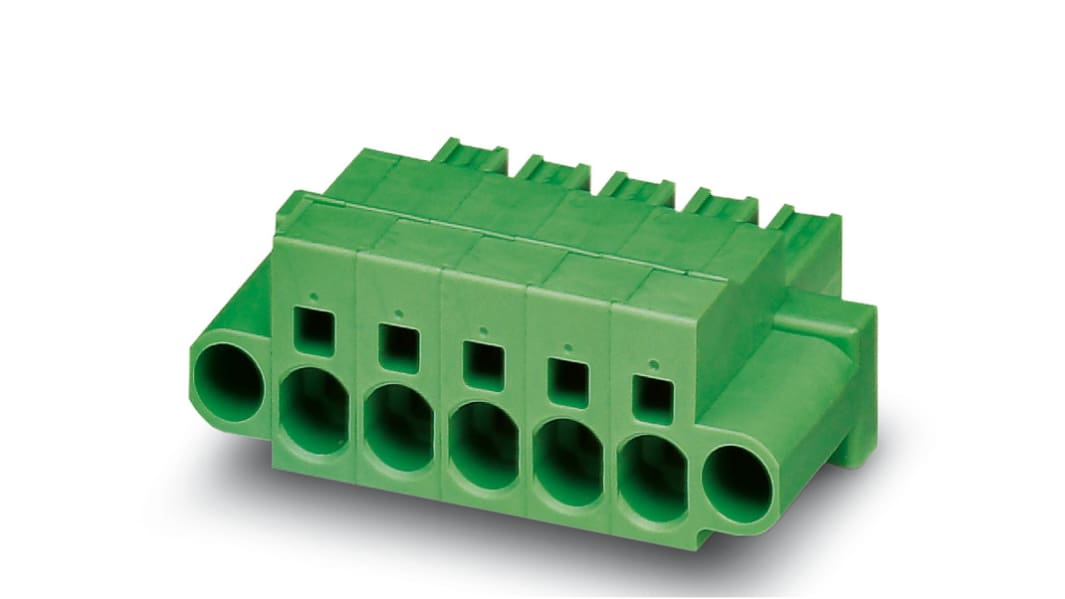 Phoenix Contact SPC 5/4-STF-7.62 Steckbarer Klemmenblock Steckverbinder 4-Kontakte 7.62mm-Raster
