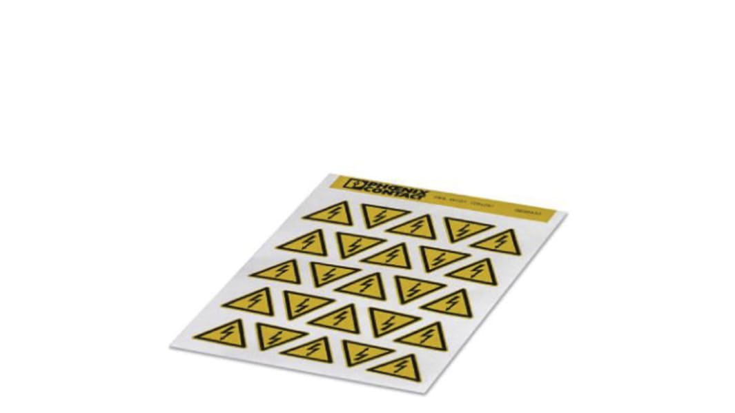 Phoenix Contact Adhesive Pre-Printed Label. Quantity: 25