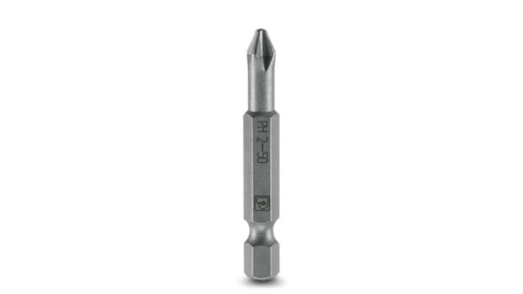 Phoenix Contact Phillips Screwdriver Bit, PH2 Tip