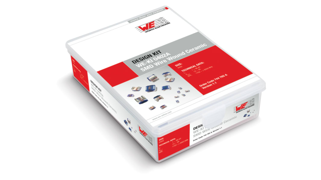 Wurth Elektronik Induktivitäten-Sortiment, Inhalt SMD-Keramik-Drahtinduktivität 0402A WE-KI, 36-teilig