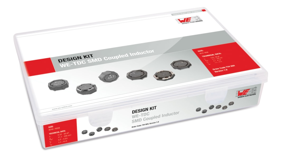 Wurth Elektronik Induktivitäten-Sortiment, Inhalt Ringkern-Zweifach-Leistungsdrossel WE-DCT, Geschirmte gekoppelte