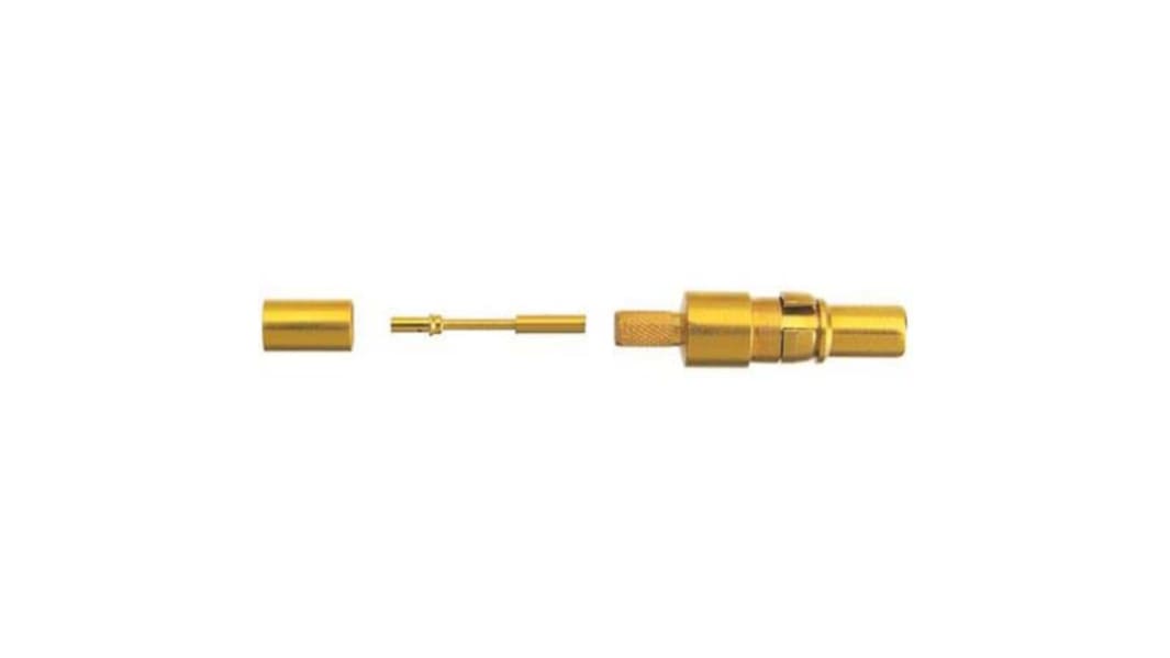 HARTING D-Sub Mixed Sub-D Steckverbinder Koaxialkontakt, Stecker, Crimp, Löt, Gold, Koaxial