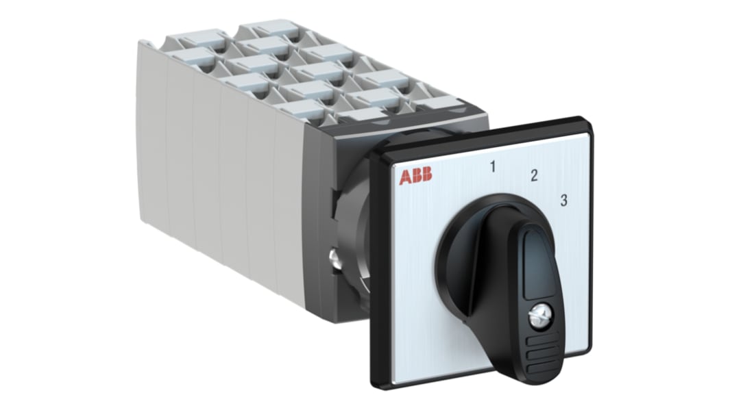 Interrupteur à came ABB, 3 contacts , Quadripolaire, 25A