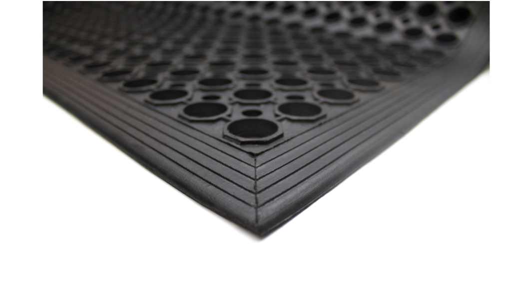Coba Europe Rampmat Rubber Anti-Fatigue Mat, 0.8m x 1.2m x 12mm
