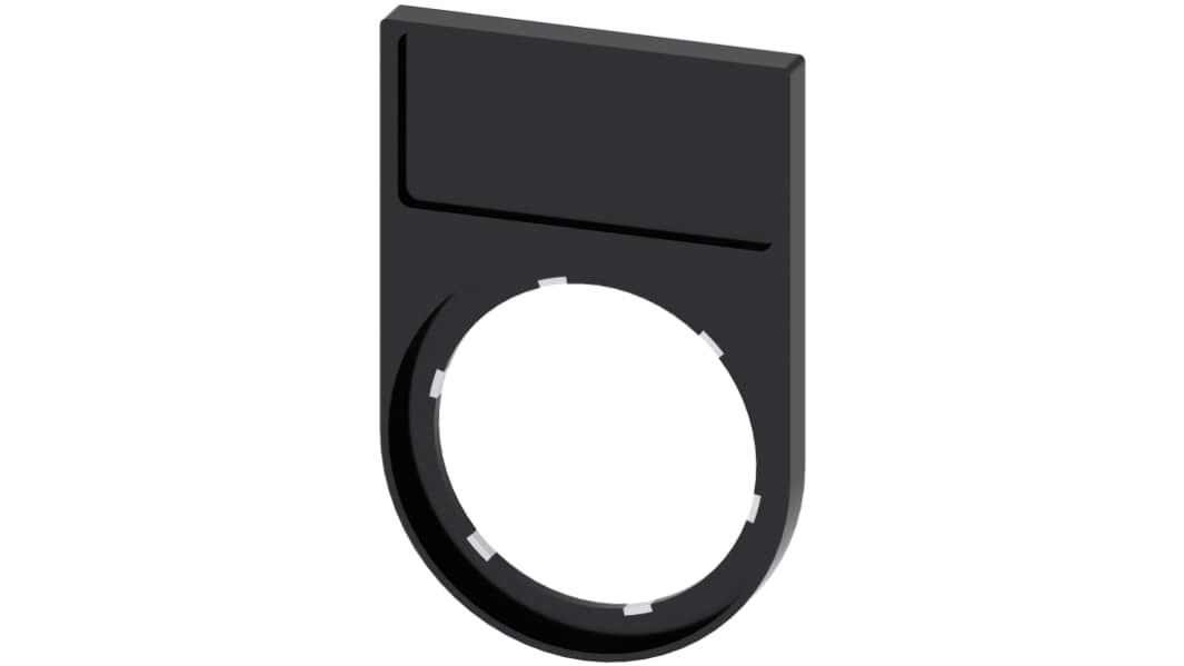 Portaetiqueta Siemens para usar con Placa de etiquetado, 12,5 mm x 27 mm