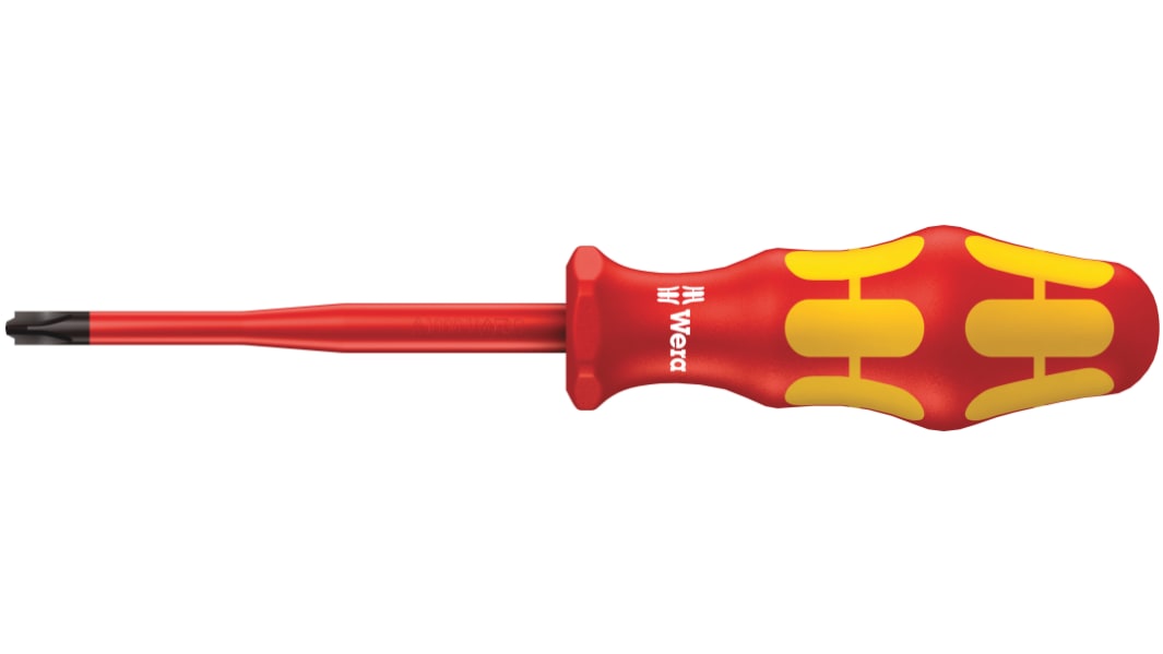 Wera Phillips Insulated Screwdriver, PlusMinus PH1 Tip, 80 mm Blade, VDE/1000V, 178 mm Overall