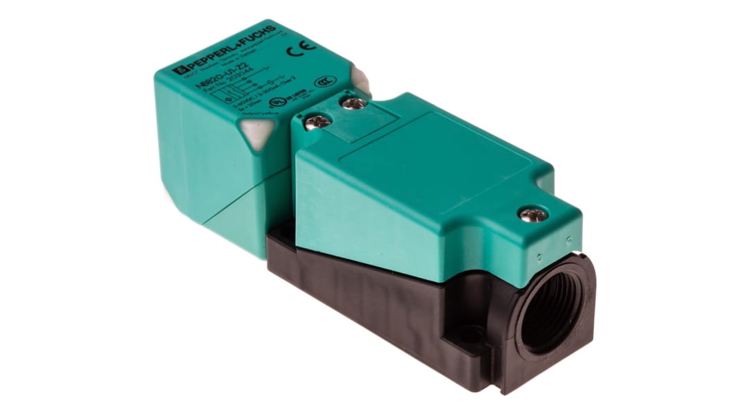 Pepperl + Fuchs Inductive Block Proximity Sensor, 20 mm Detection, 2-Wire NO/NC, 5 → 60 V dc