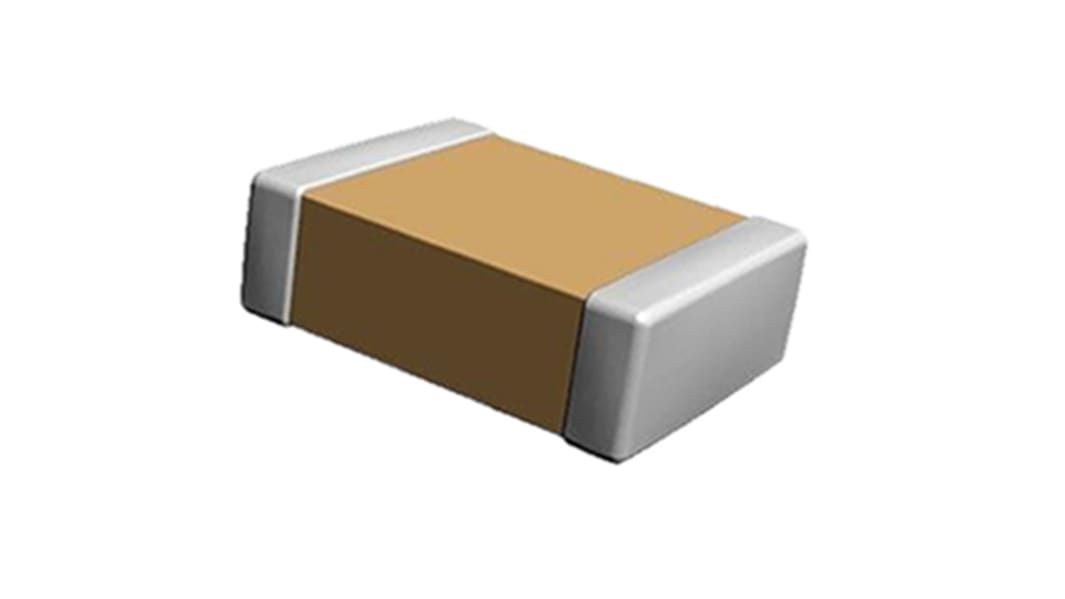 KEMET, G or R Series - 175°C, SMD MLCC, Vielschicht Keramikkondensator X7R, 100nF ±10% / 50V dc, Gehäuse 0603 (1608M)