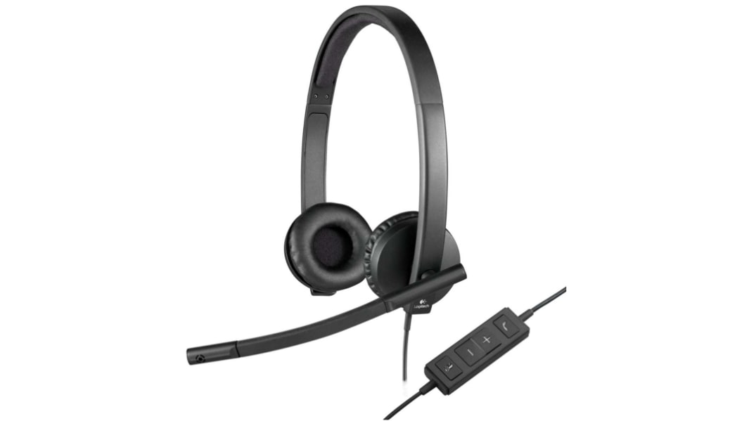 Logitech H570e Black Wired USB A On Ear Headset