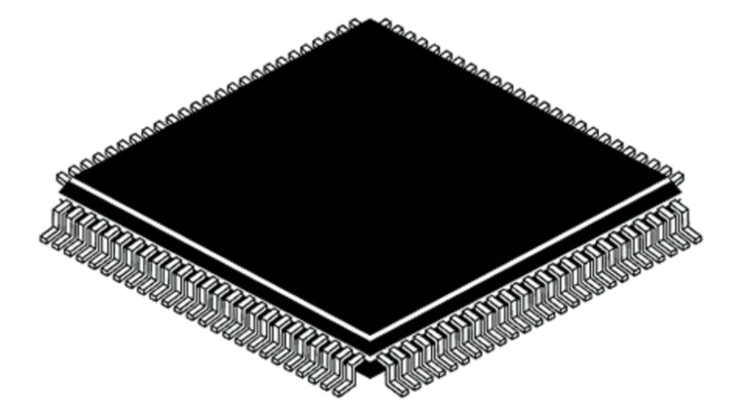 STMicroelectronics STM32F407VGT7, 32bit ARM Cortex M4 Microcontroller, STM32F4, 168MHz, 1.024 MB Flash, 100-Pin LQFP