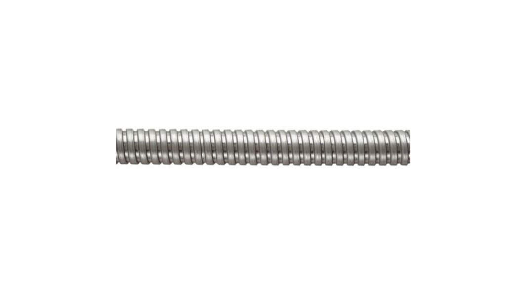Flexicon Flexible Conduit, 40mm Nominal Diameter, Galvanised Steel, Metal