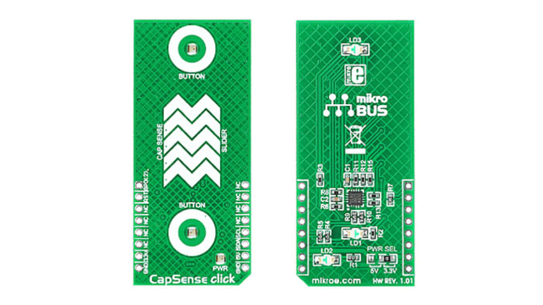 Scheda click mikroBus Capsense Click MikroElektronika