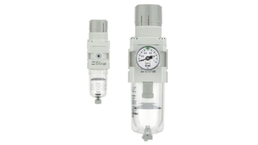 SMC AW 5μm Filterregler Automatik, Anschluss G1/4, 0.1MPa bis 10 bar