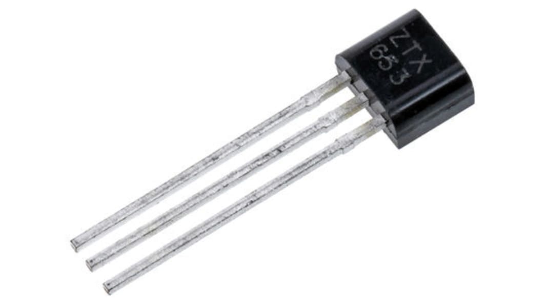 保障できる ZTX855 | DiodesZetex NPN トランジスタ, 4 A, TO-92, スルー その他