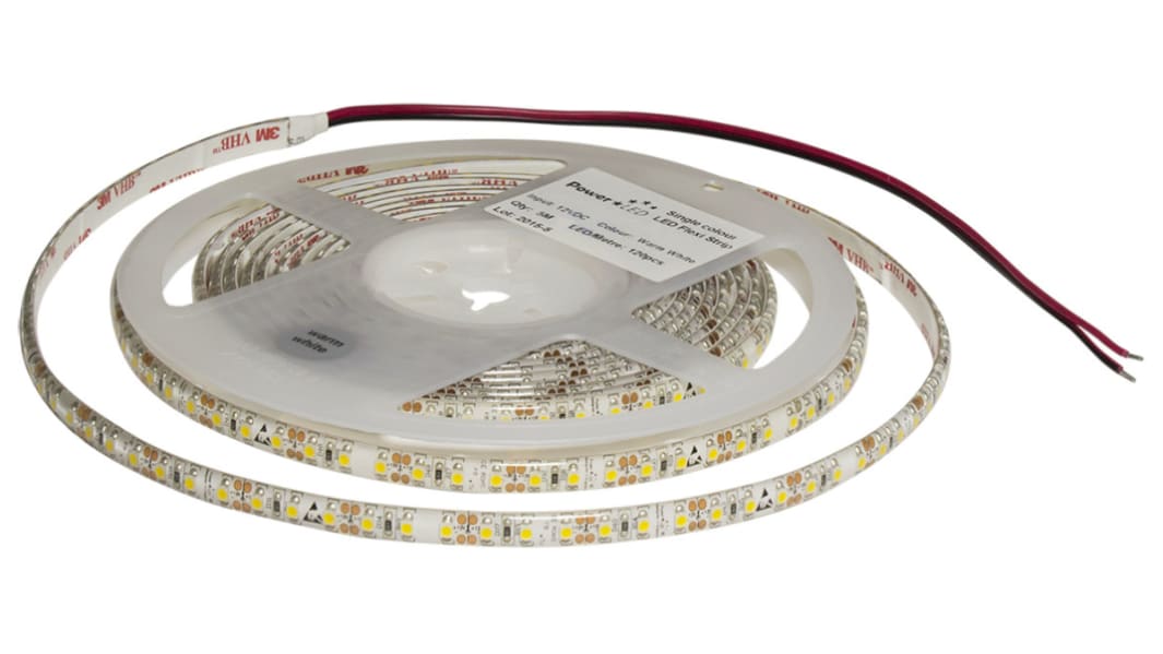 PowerLED LEDテープライト 白 12V dc, C2-22-35-1-120-F8-20-FP