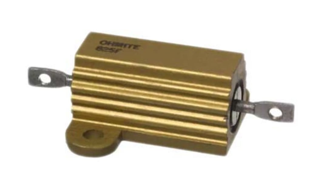 Ohmite 825 Wickel Lastwiderstand 7.5Ω ±1% / 25W, Alu Gehäuse Axialanschluss, +25°C → +275°C