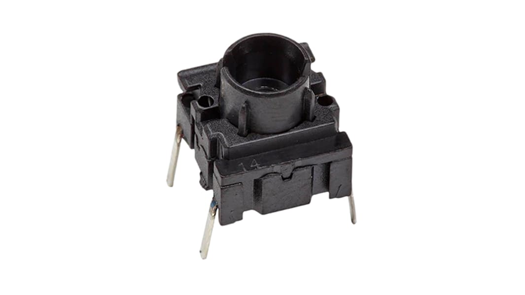 MEC キャップ モーメンタリ タクタイルスイッチ, 3.5 N, 50 mA, スルーホール実装
