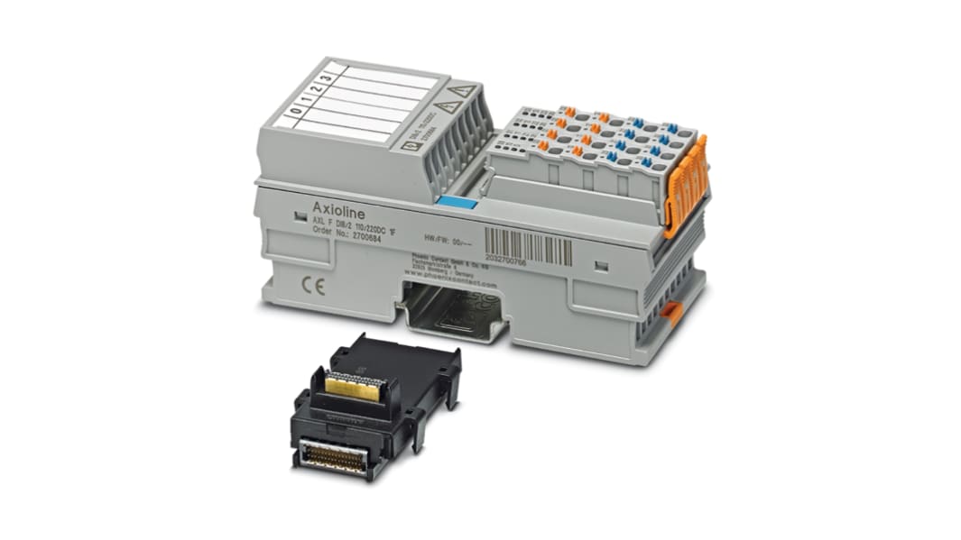 Phoenix Contact AXL F Series Remote I/O Module for Use with Axioline F Station, Digital Voltage, 300 V dc