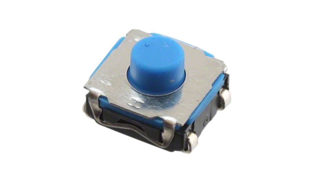 Interrupteur tactile C & K CMS, SPST, 6.2 x 6.2 x 4.3mm