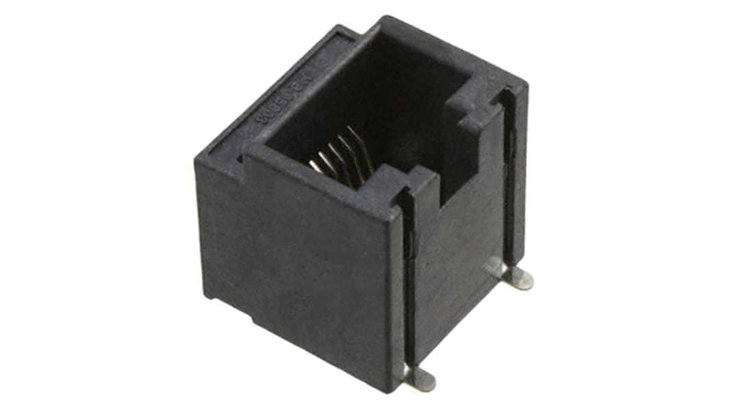 Molex 85510 Series Female RJ45 Connector, Surface Mount, Cat3 Vertical 8/8 -Way