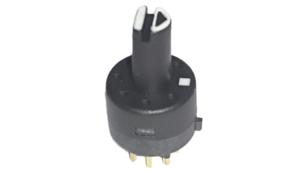 Lorlin, 8 Position SP8T Rotary Switch, 500 mA, PCB Pin