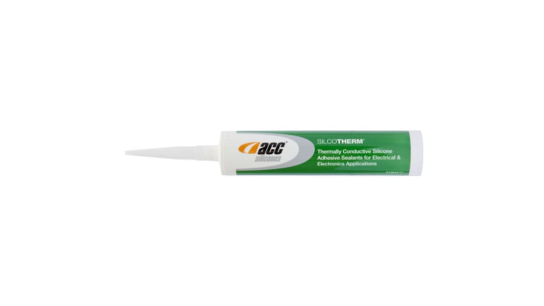 Mastic Acc Silicones, Gris, Cartouche 310 ml, Elastomère, +220°C max