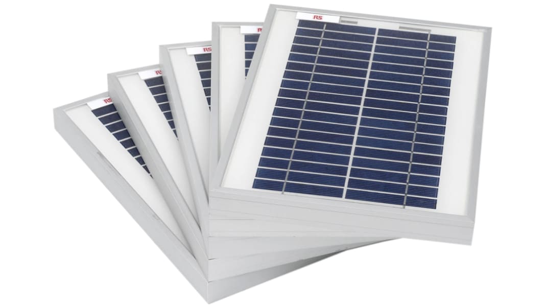 Panel solar, Policristalino, 5W, 22V, 5W
