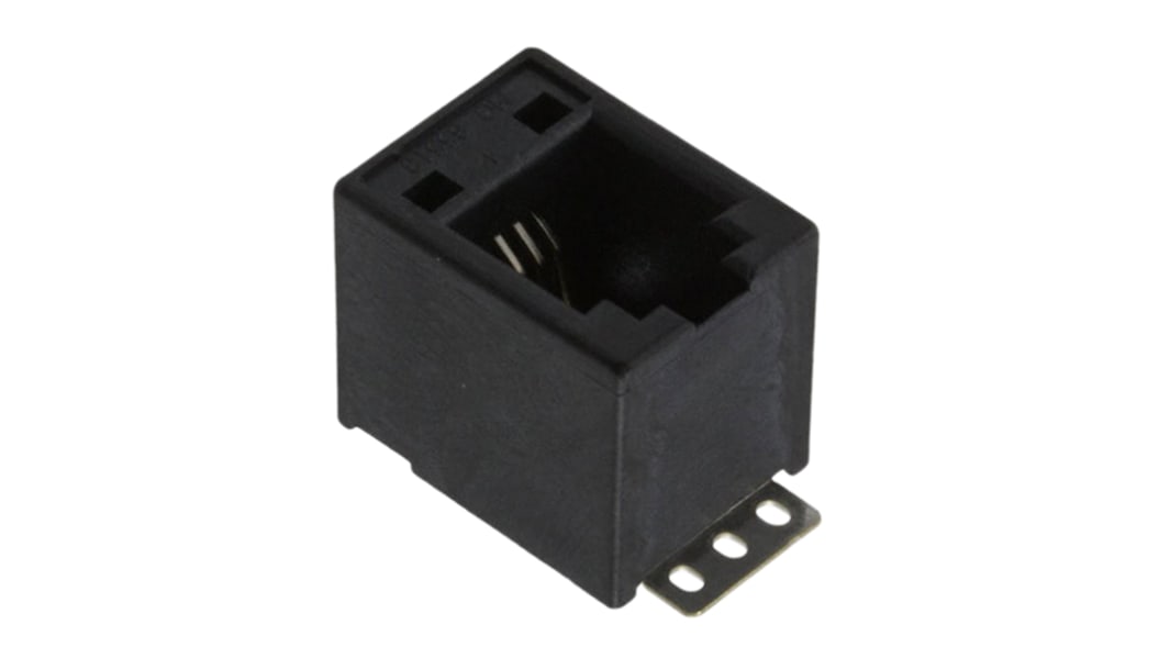 Molex 85513 Series Female RJ22 Connector, Surface Mount Vertical 4P4C -Way