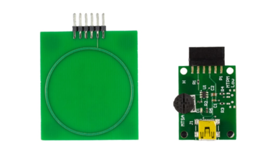 Microchip ヒューマンマシンインターフェイス開発キット, MTCH101, 静電容量タッチ, 評価キット, DM160220