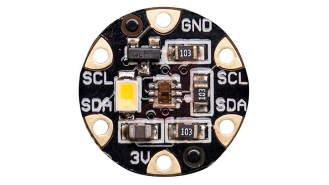 ADAFRUIT INDUSTRIES, 色 & 光センサ, パネルマウント, 15.25 x 15.25 x 2.16mm